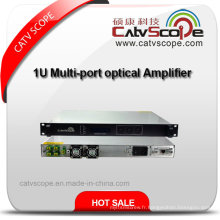 1/4/8 Ports EDFA 1550nm CATV Erbium-Doped Fiber Optical Amplifier / Multi-Port EDFA